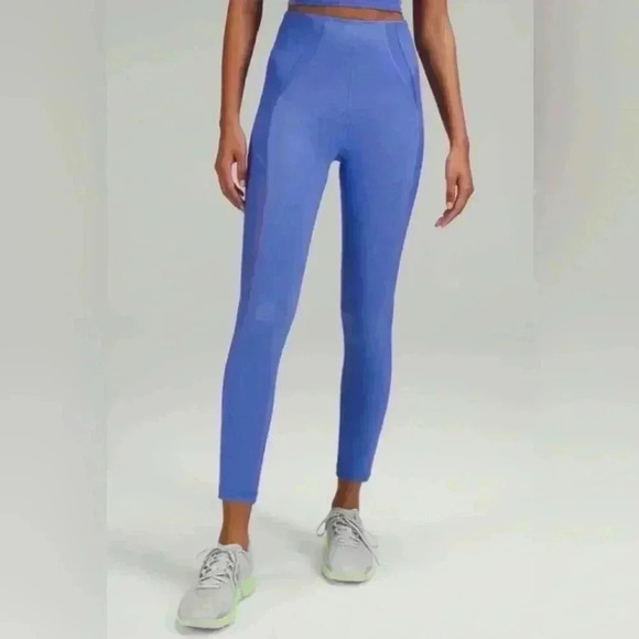 Lululemon Everlux Mesh Super-High-Rise Training TightWild Indigo Size 10